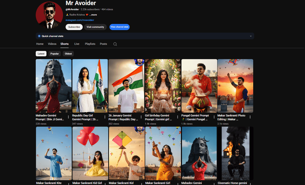 Gemini AI prompt examples - Light Mode
